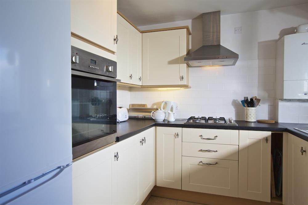 Modern, well-equipped kitchen at 2 Poundstone Court in , Salcombe