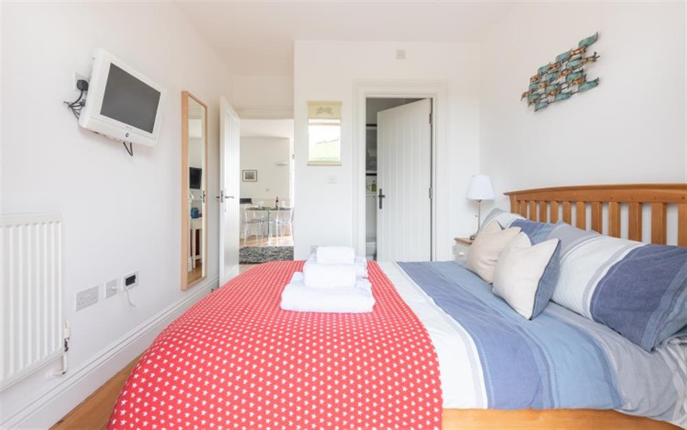 The double bedroom at 2 Prospect House in Hallsands