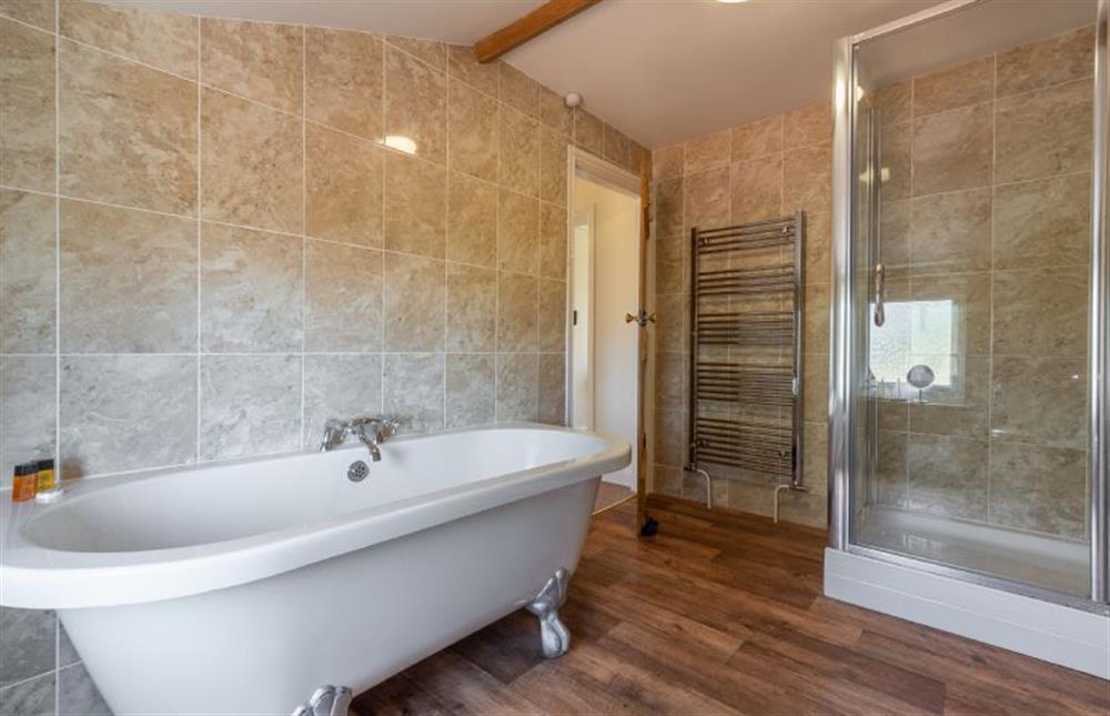 First floor: Bathroom at 2 Providence Place, Thornage near Melton Constable