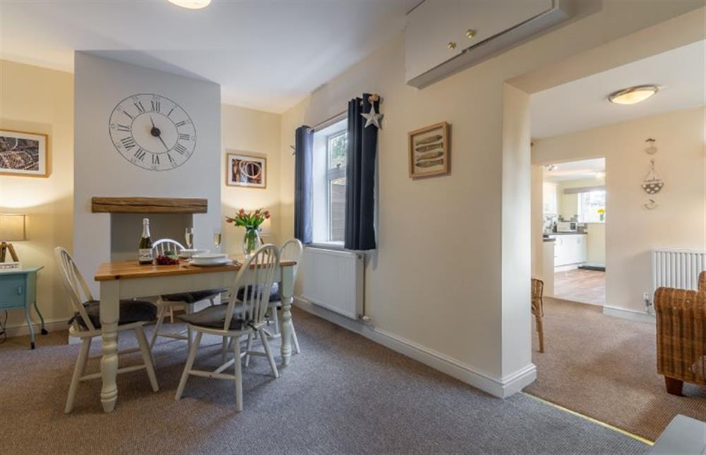 Ground floor: Dining room through to snug at 2 Providence Place, Thornage near Melton Constable