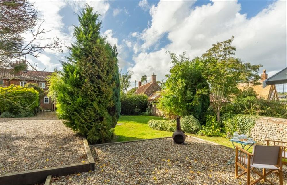 View of the garden at 2 Providence Place, Thornage near Melton Constable