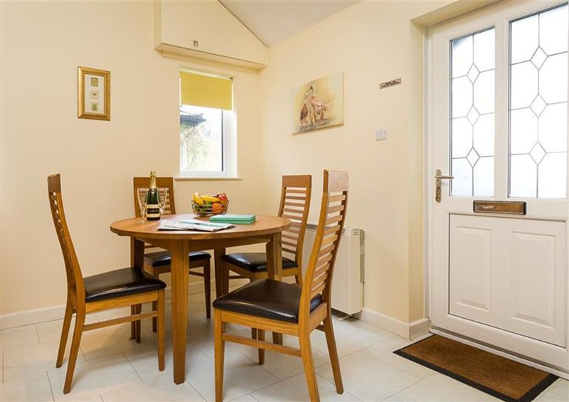 This is the dining room at 2 Riverside Cottage, Ambleside