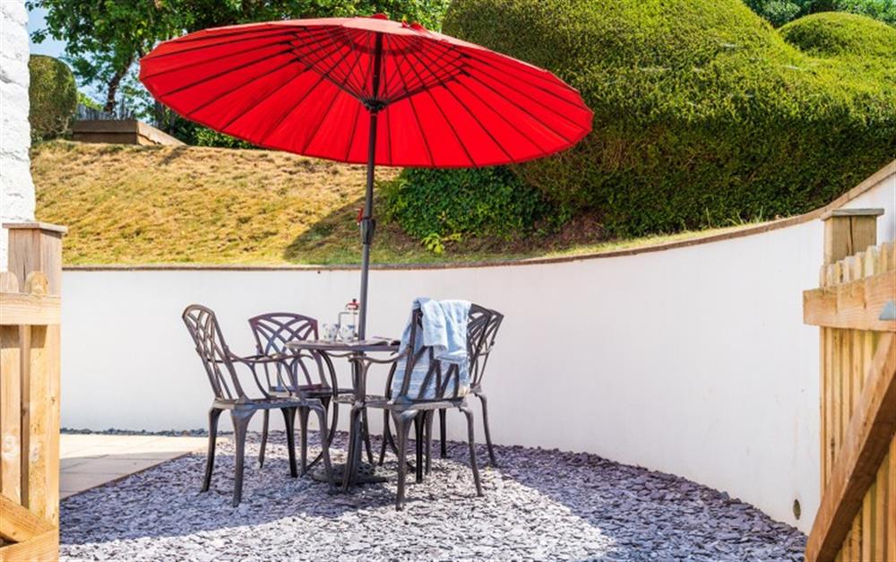 The perfect outside space  at 2 Rose Cottages in Sherford