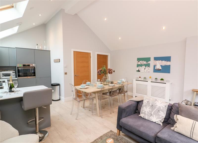 The living area at 2 Russell Court, Salcombe