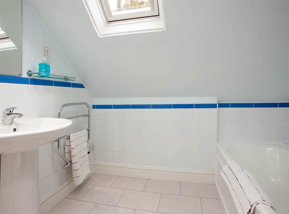 Bathroom at 2 Salle Cottage in Bow Creek, Nr Totnes, South Devon., Great Britain
