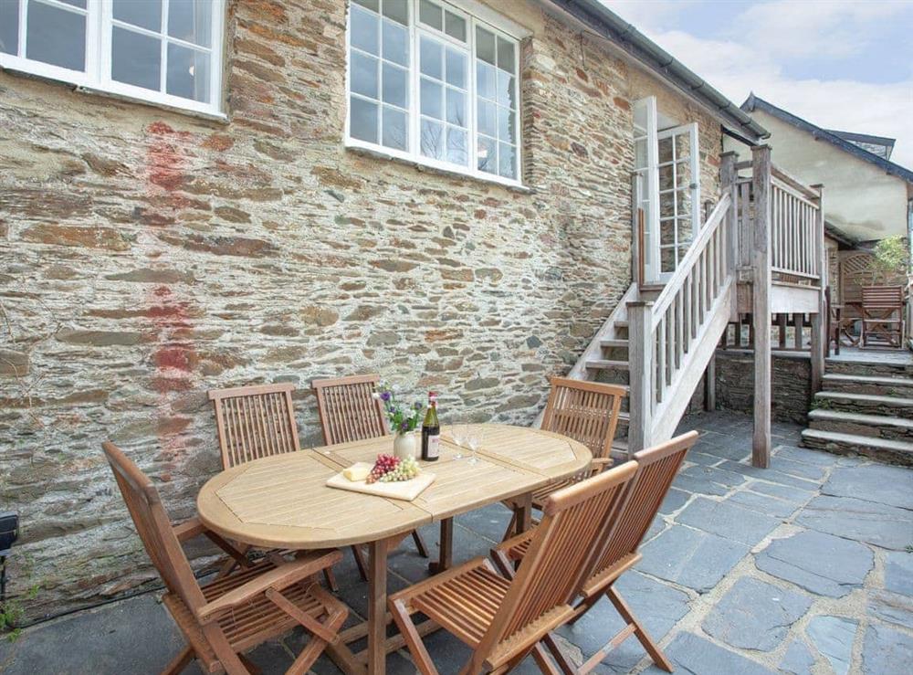 Terrace (photo 2) at 2 Salle Cottage in Bow Creek, Nr Totnes, South Devon., Great Britain