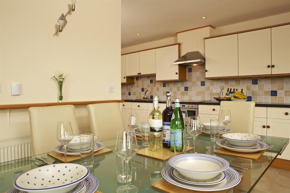 Kitchen/dining area at 2 Sea Gardens in Hope Cove, Nr Kingsbridge