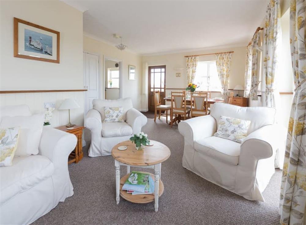 Open plan living space at 2 Seabreeze Cottages in Isle of Wight, Freshwater & West Wight