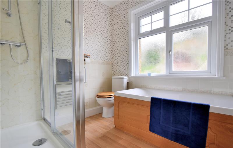 This is the bathroom at 2 Southcombe Terrace, Axmouth