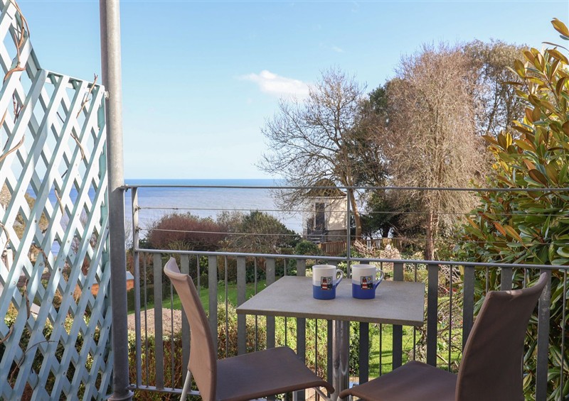 The patio in 2 St Michaels House at 2 St Michaels House, Lyme Regis