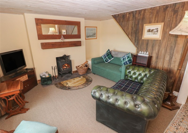 This is the living room at 2 Strand Cottages, Laugharne