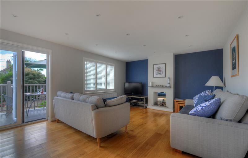 The living area at 2 Studley Gardens, Lyme Regis