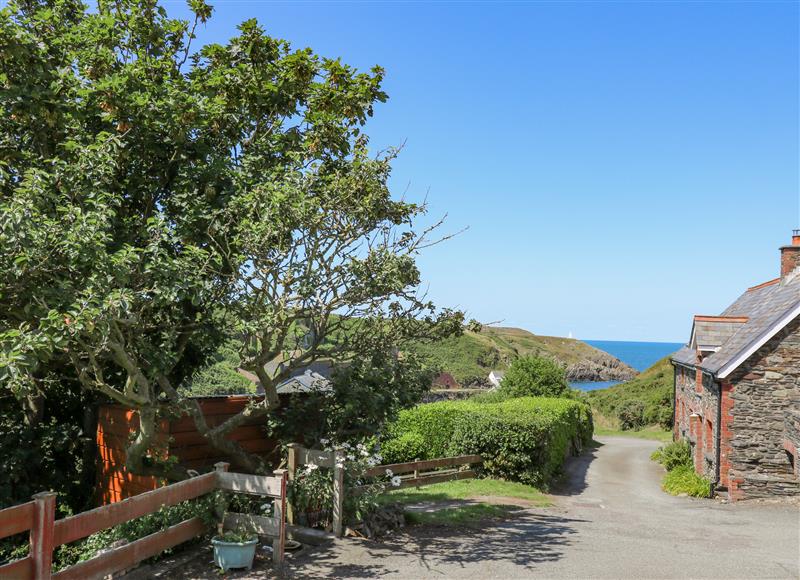 Outside at 2 Sunny Hill, Porthgain