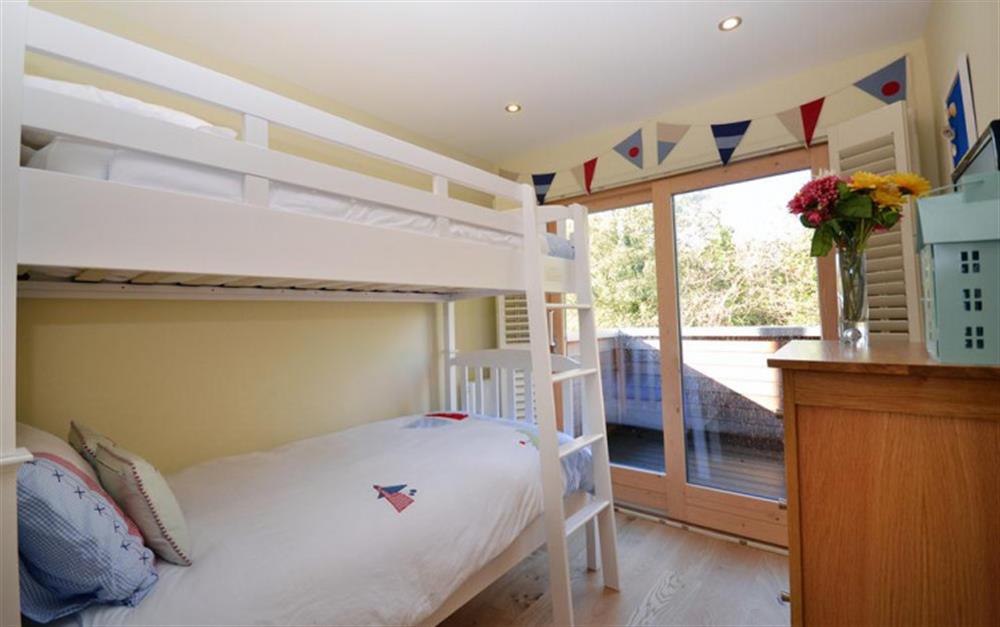 The first floor bunk bedroom at 2 Talland in Talland Bay