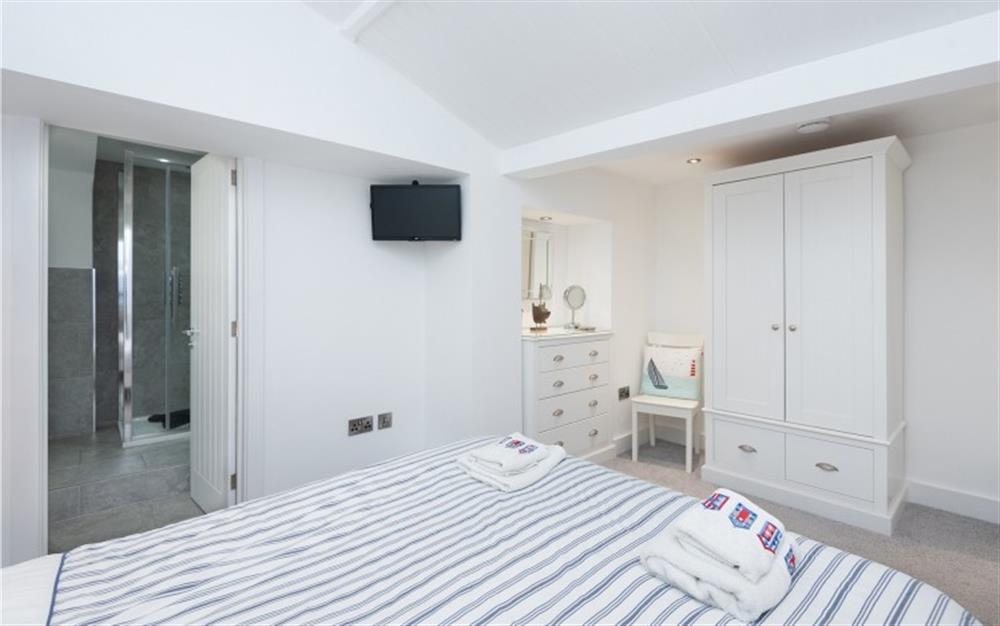 Generous size master bedroom with Sky TV (photo 2) at 2 The Beach in Lyme Regis