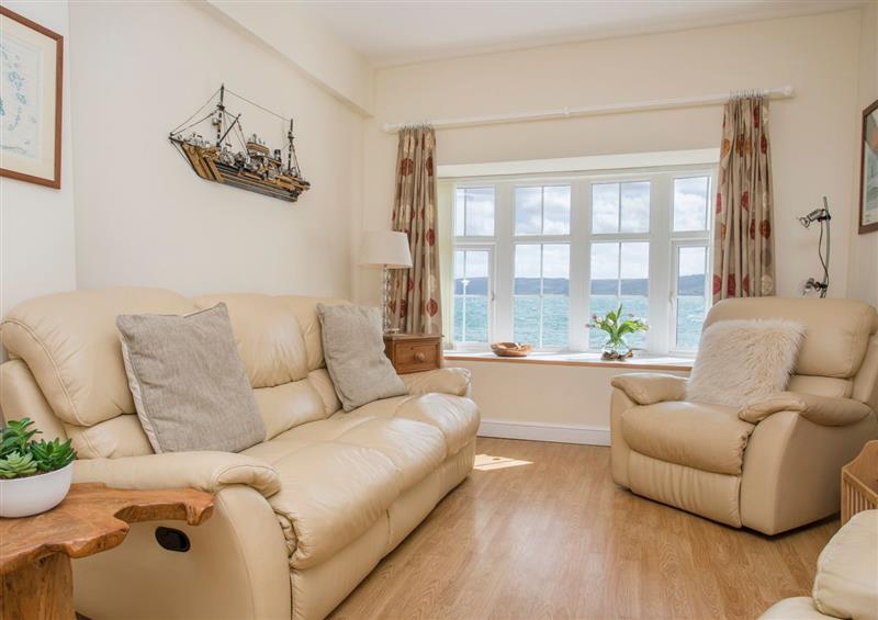 The living room at 2 The Coach House, Red Wharf Bay near Benllech