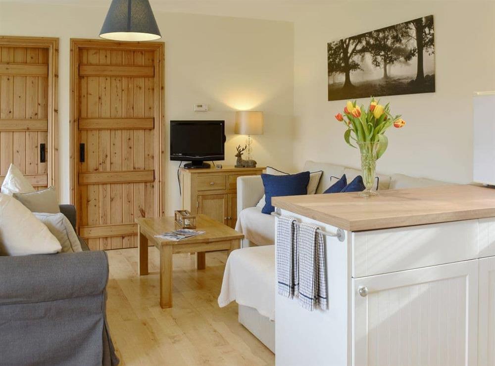 Open plan living space at 2 The Granary in Bleatarn, near Kirkby Stephen, Cumbria