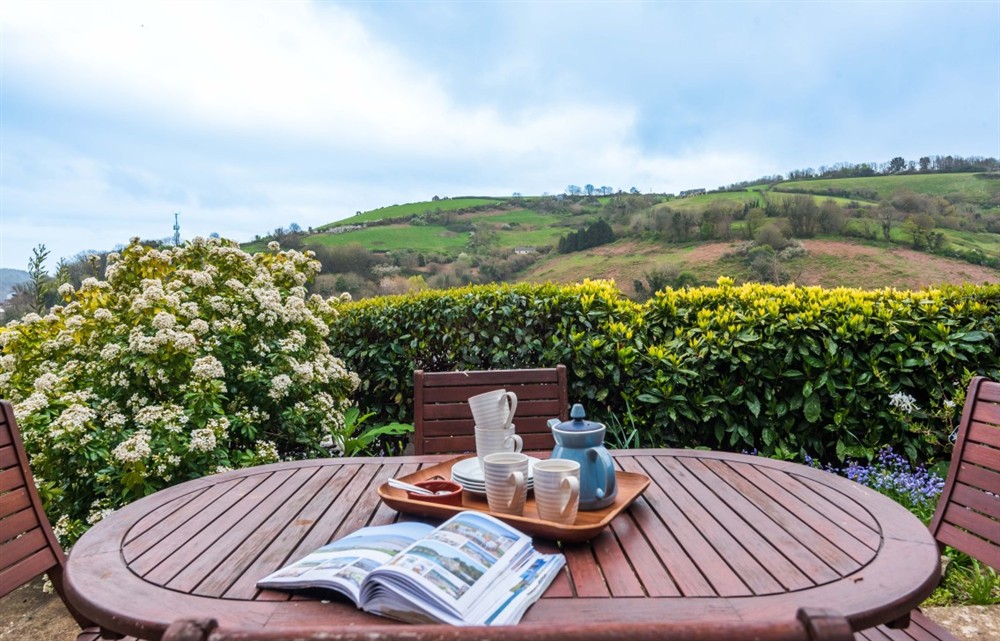 Enjoy the garden at 2 Thurlestone Court in Dartmouth