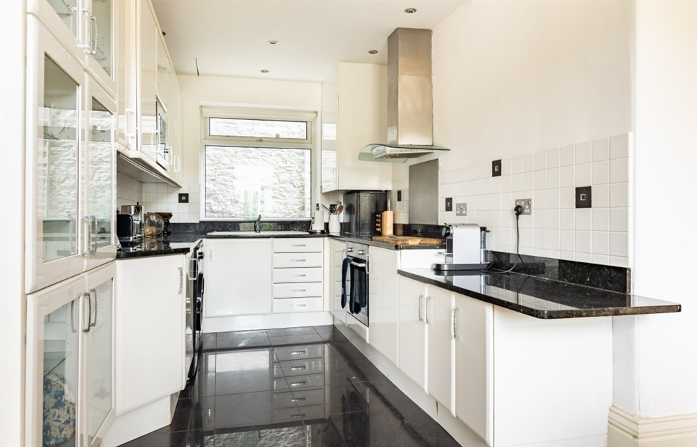 The kitchen at 2 Thurlestone Court in Dartmouth
