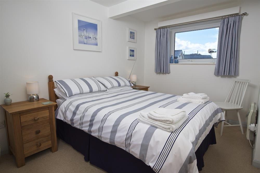 Double bedroom with sea views at 2 Thurlestone Rock Mews in , Thurlestone Sands