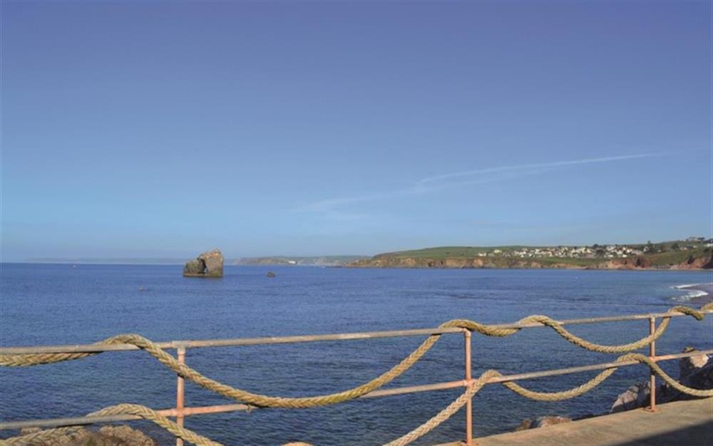 A view from the terrace at 2 Thurlestone Rock in Thurlestone