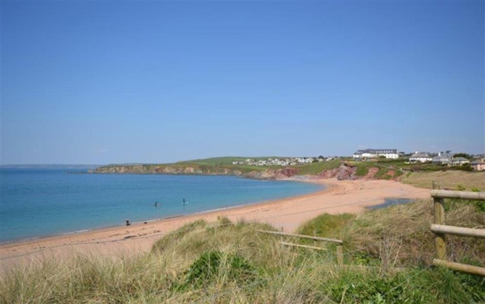 View from the apartments at 2 Thurlestone Rock in Thurlestone