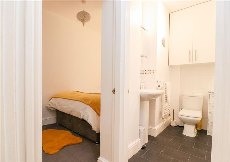 This is the bathroom at 2 Tower Cottages, Heysham