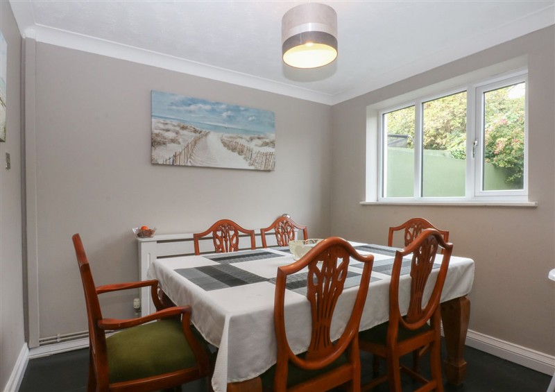 The dining area at 2 Trem Y Don, Llysfaen