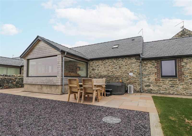 Outside at 2 Trem Y Mor, Llanfwrog near Llanfachraeth