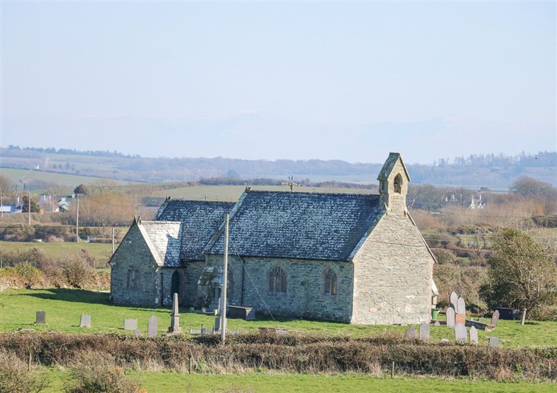 The garden at 2 Trem Y Mor, Llanfwrog near Llanfachraeth