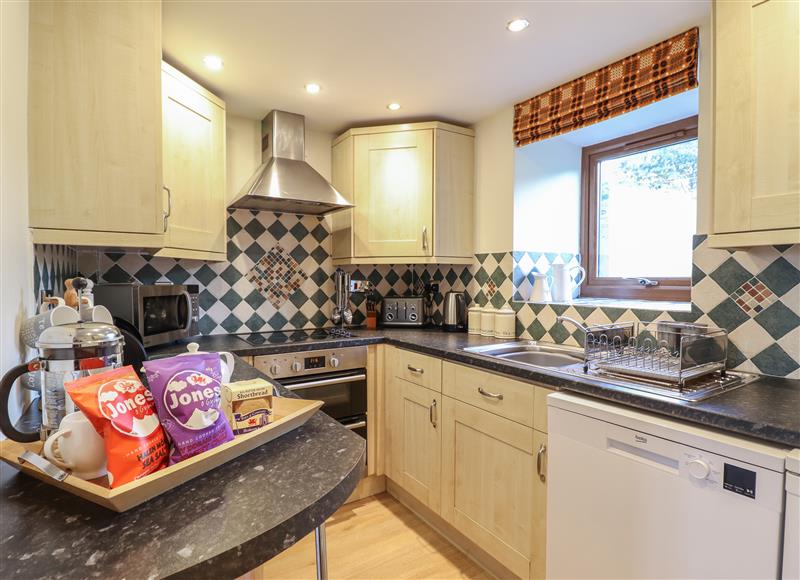 The kitchen at 2 Ty Capel, Cerrigydrudion