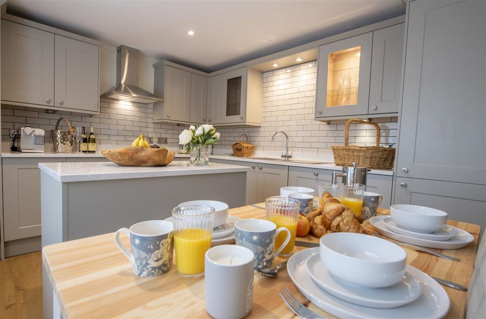 The open-plan kitchen and dining area at 2 West End,  Northallerton