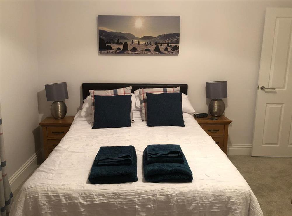 Comfortable double bedroom at 2 Windsor House in Keswick, Cumbria