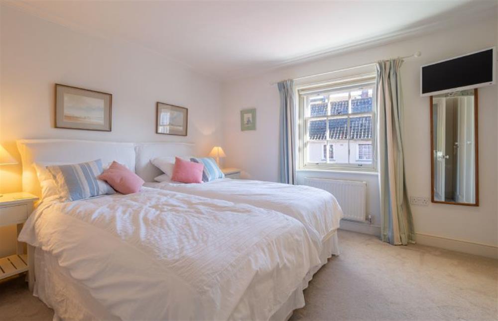 Bedroom two with twin 3’ single beds at 207 High Street, Aldeburgh