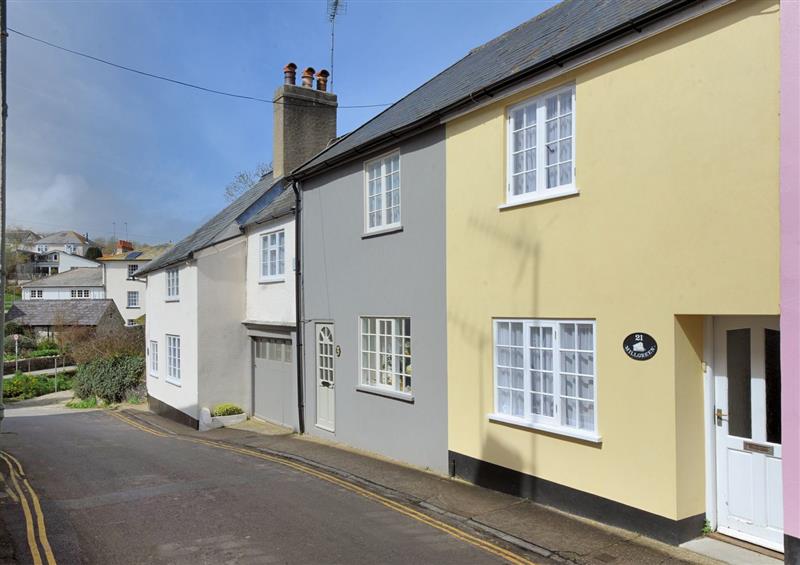 The setting of 21 Mill Green at 21 Mill Green, Lyme Regis
