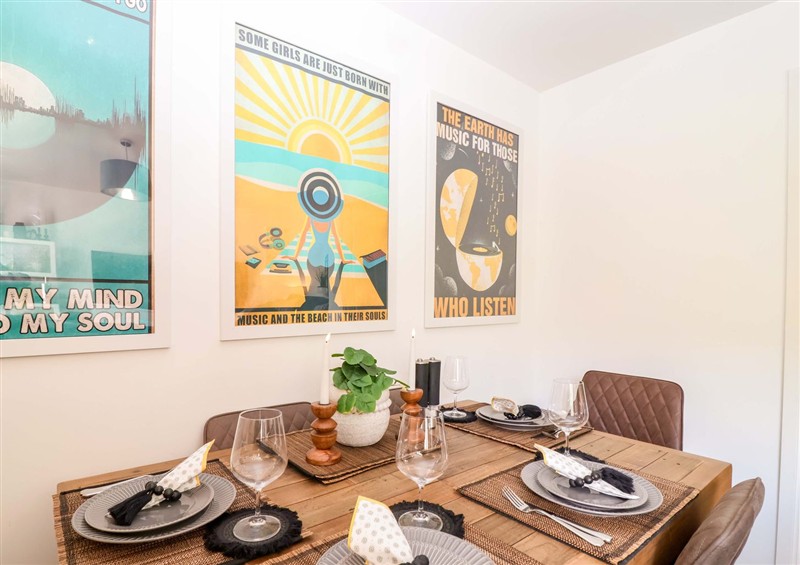 This is the dining room at 21 Olympic Way, Plymouth
