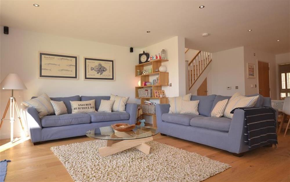 The beautiful living room at 21 Talland in Talland Bay