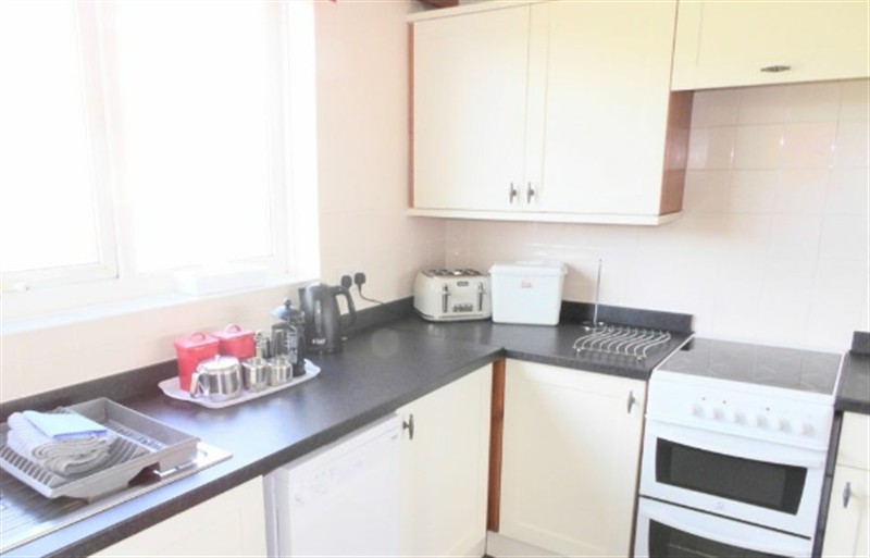 Kitchen at 21 Tamar & St. Anns Cottages, Honicombe Park near Gunnislake