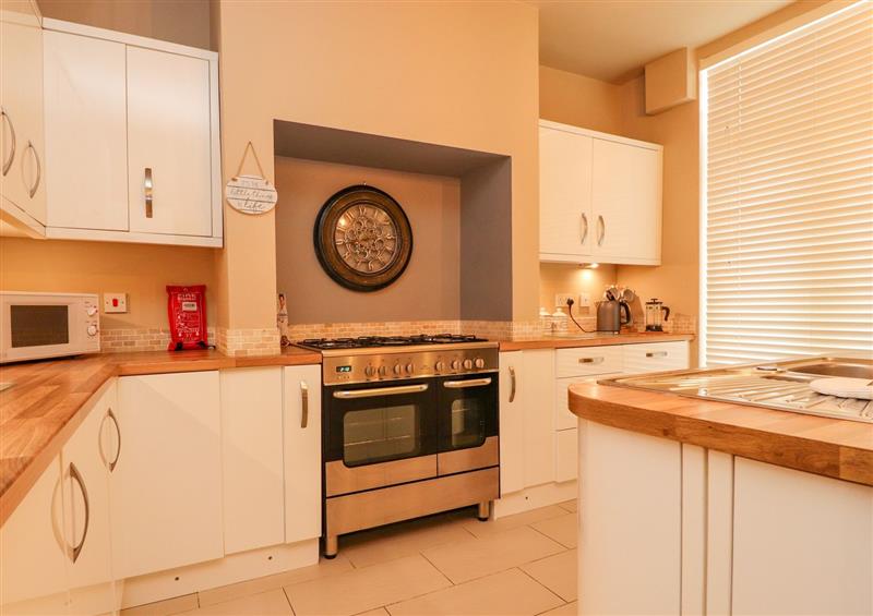 This is the kitchen at 21 West View, Clitheroe