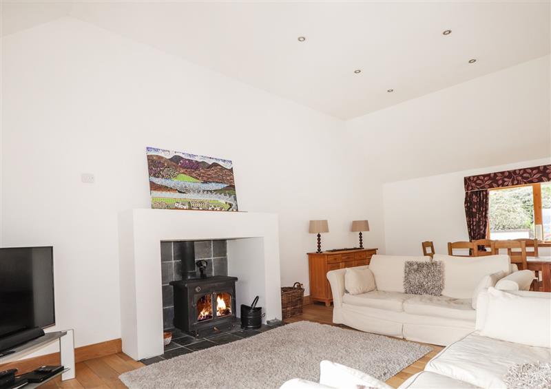 The living area at 22 Corrie Burn, The Braes