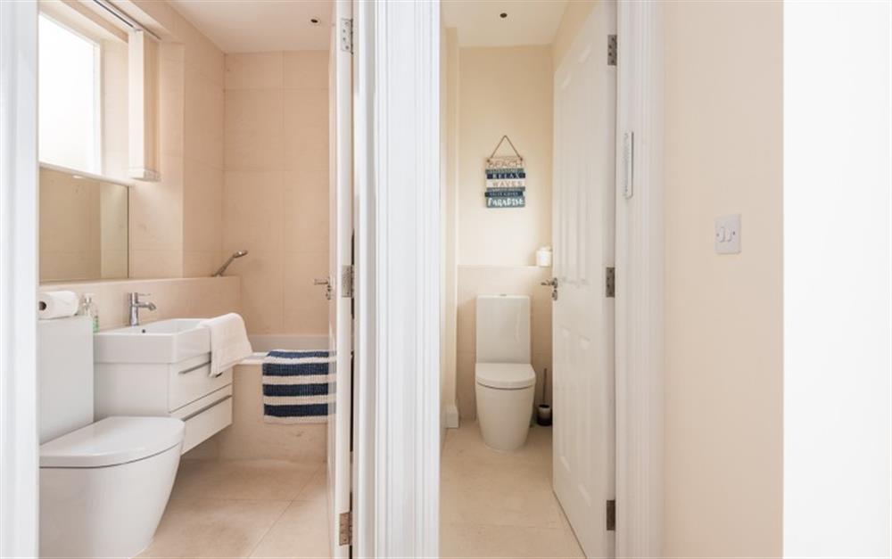 Separate bathroom and WC. at 22 Courtenay Street in Salcombe