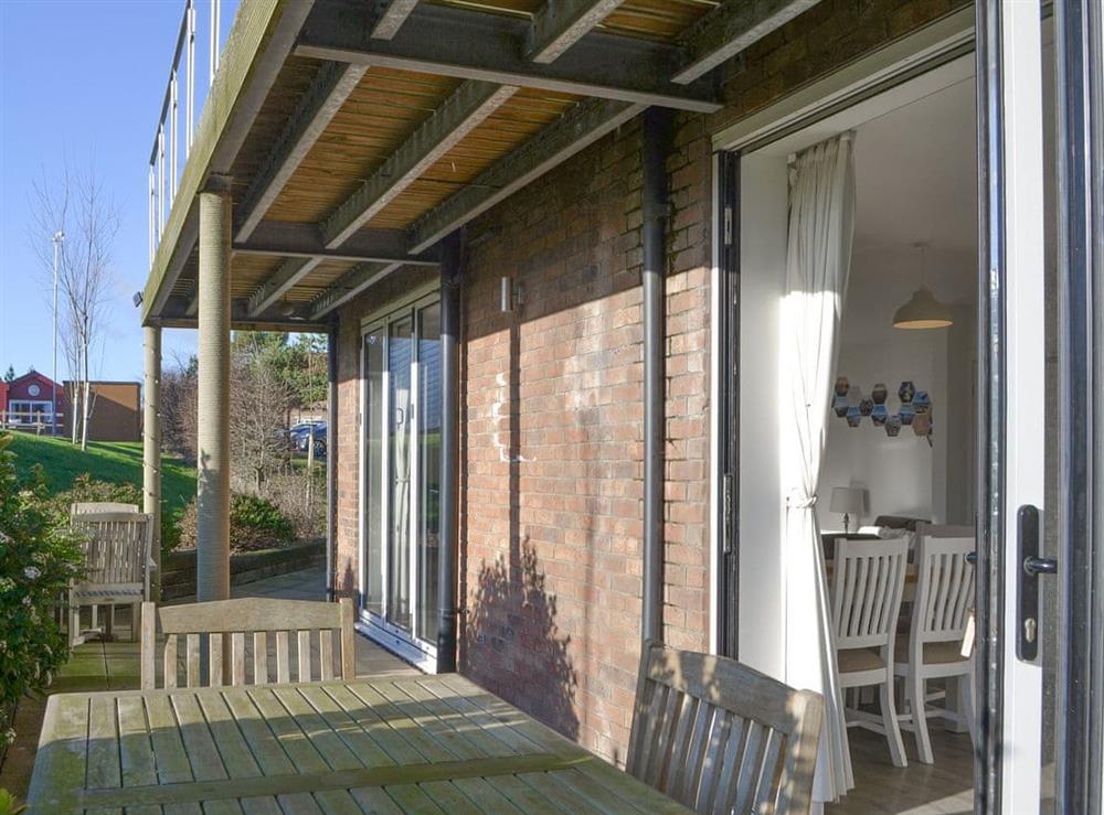 Terrace at 22 Sea in Filey, North Yorkshire