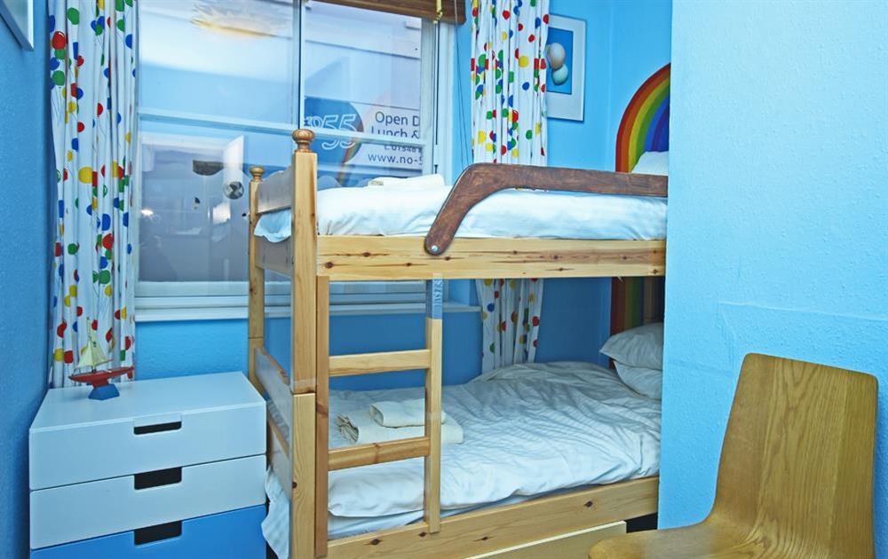 Childrens bunk bedded room at 22 The Salcombe in , Salcombe
