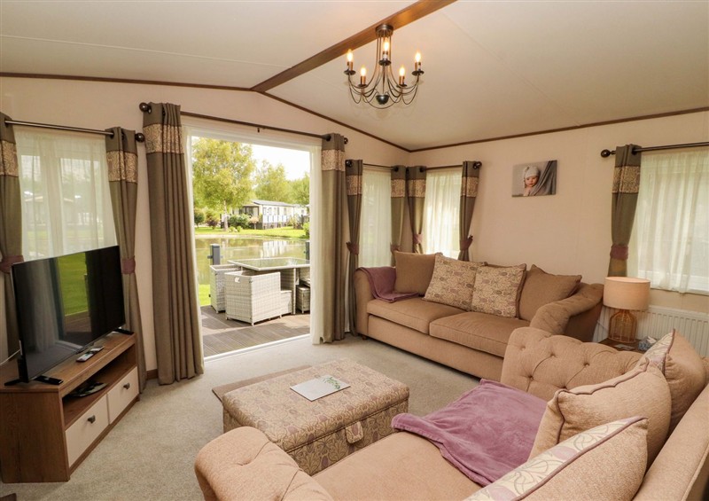 The living room at 22 Yealand, Carnforth