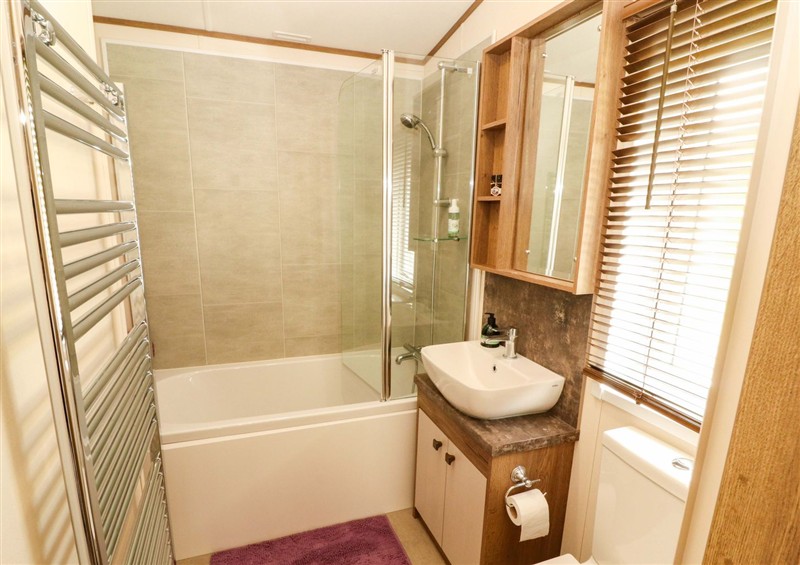 This is the bathroom at 22 Yealand, Carnforth