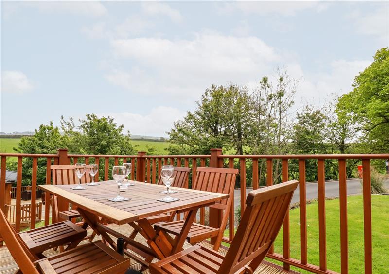 The setting at 23 Bossiney Bay, Tintagel
