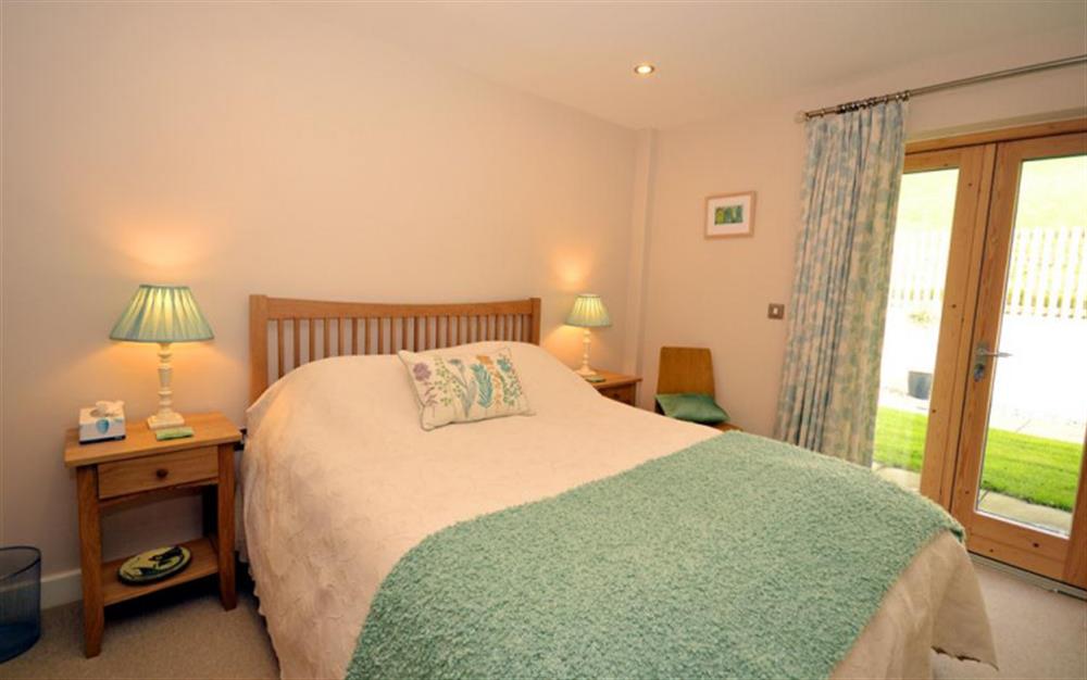 The double bedroom at 23 Talland in Talland Bay