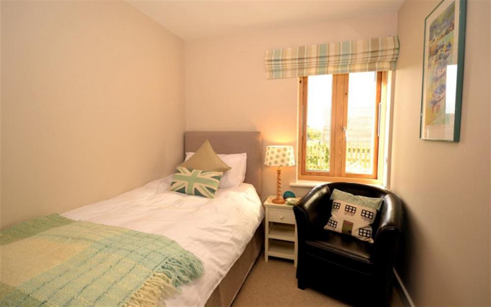 The single bedroom at 23 Talland in Talland Bay