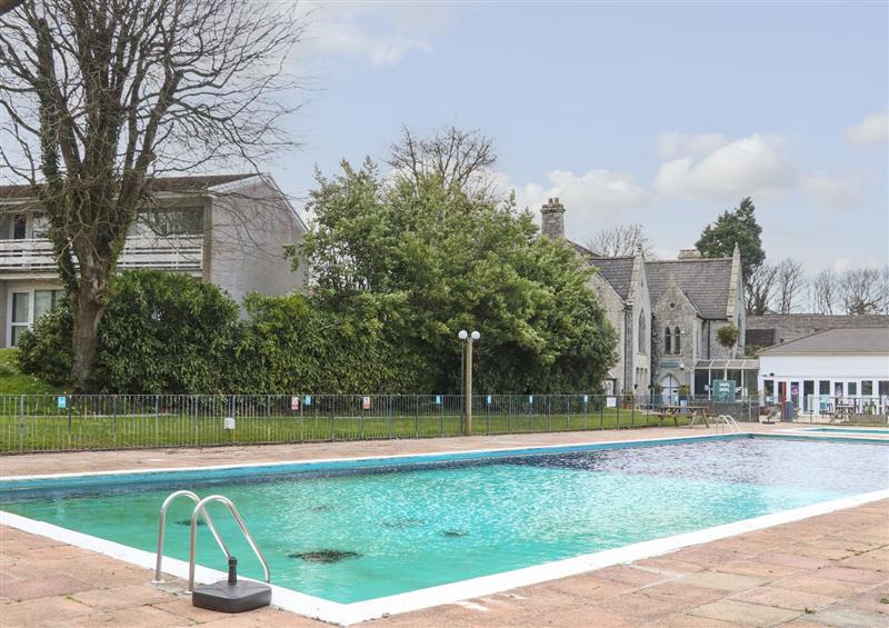 There is a swimming pool at 24 Atlantic Reach, White Cross near St Columb Road