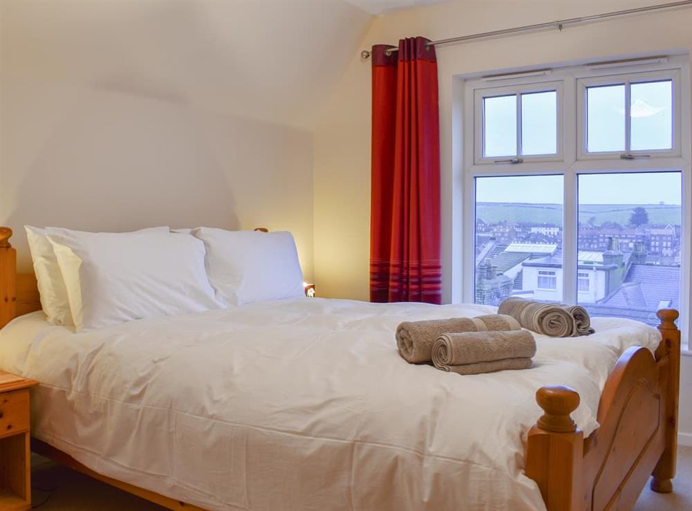 Double bedroom at 24 St Johns Apartment in Whitby, North Yorkshire